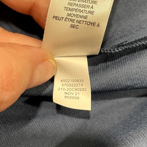 TCC - Chicos 2 L Tunic Top Split Back Flowy Lagenlook Boho Classic Spring Summer - Picture 11 of 14